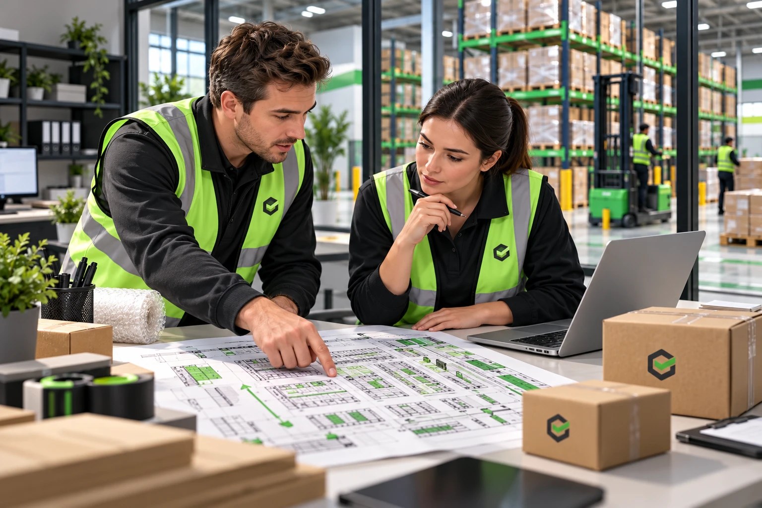 SmartShip logistics specialists planning storage, packaging and fulfilment requirements