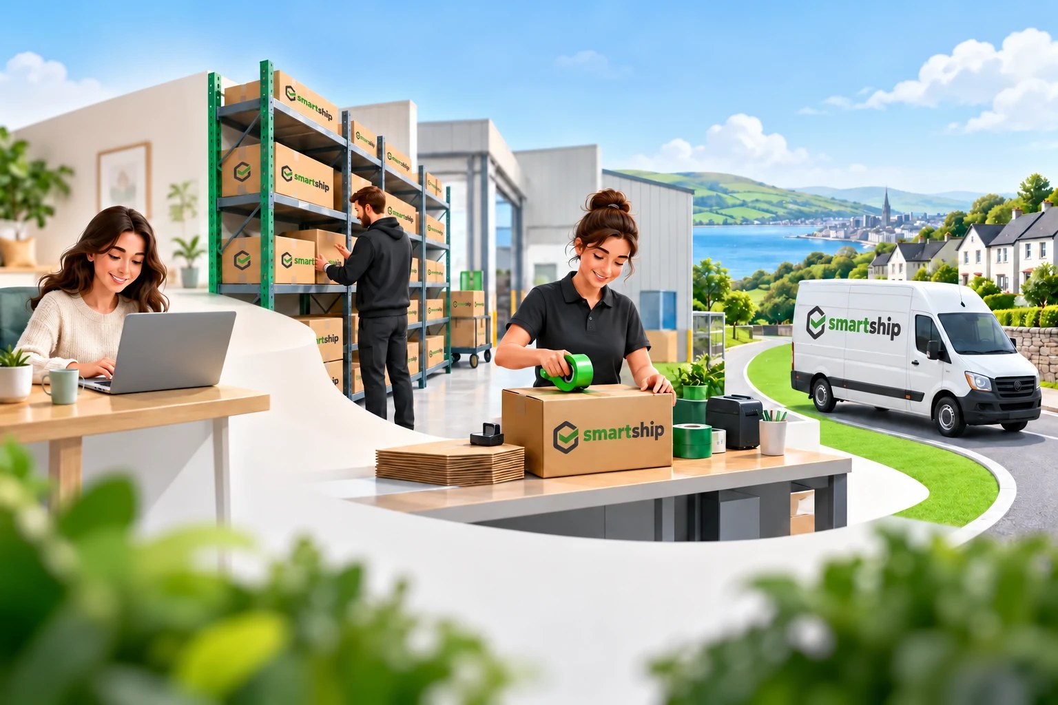 Ecommerce owner connecting an online store to SmartShip fulfilment